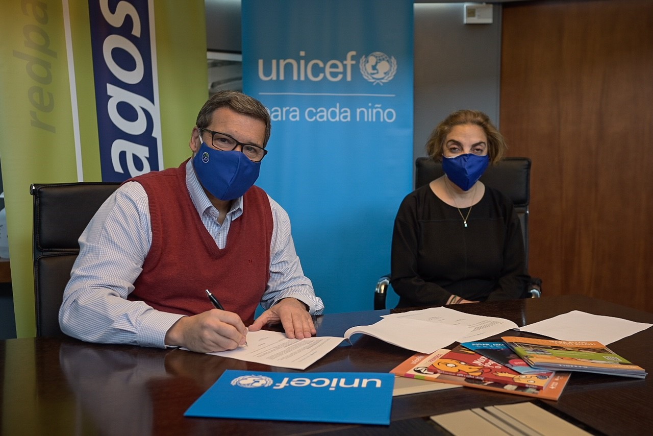 Redpagos renovó su compromiso con UNICEF Uruguay