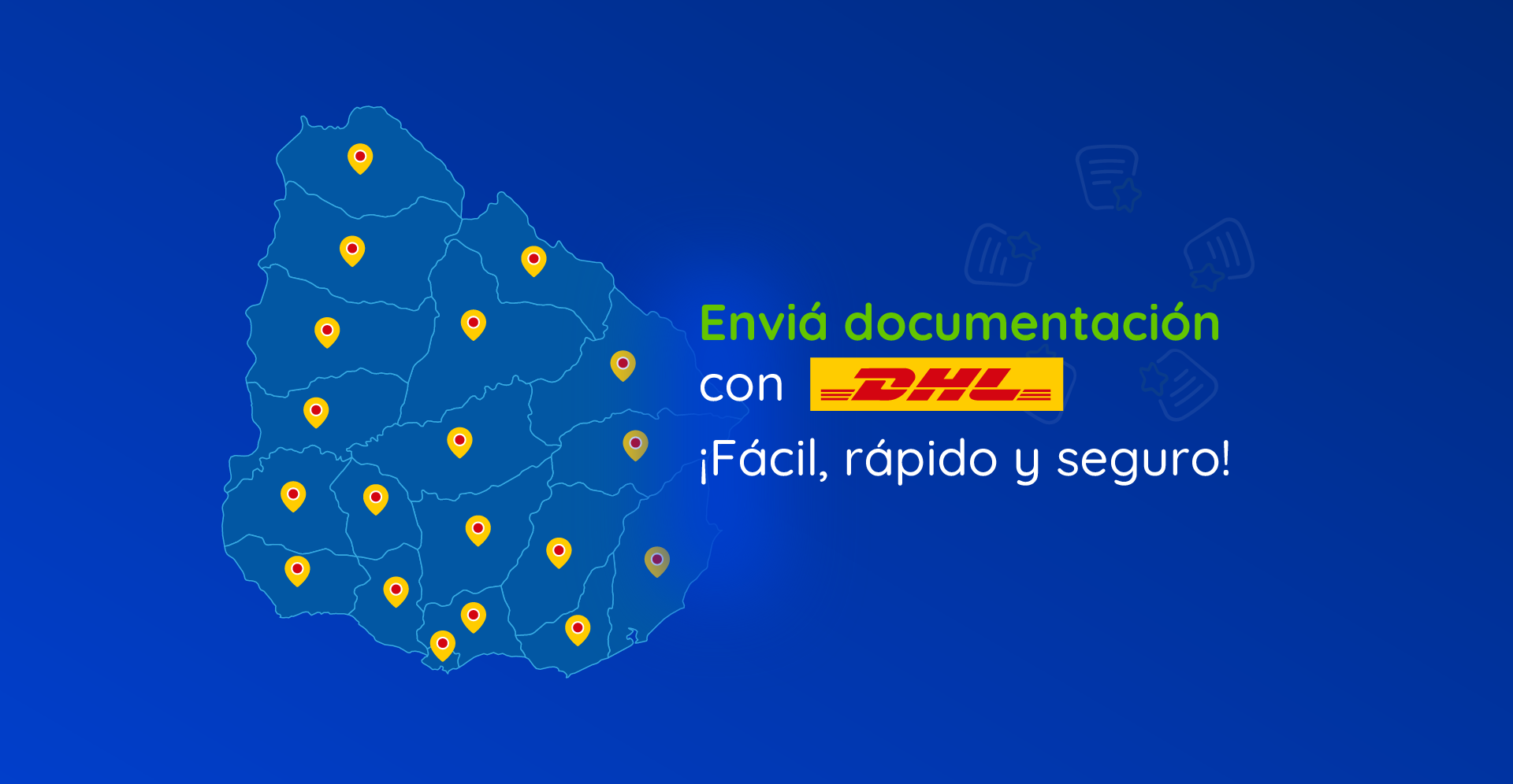 Enviá documentación al exterior con DHL