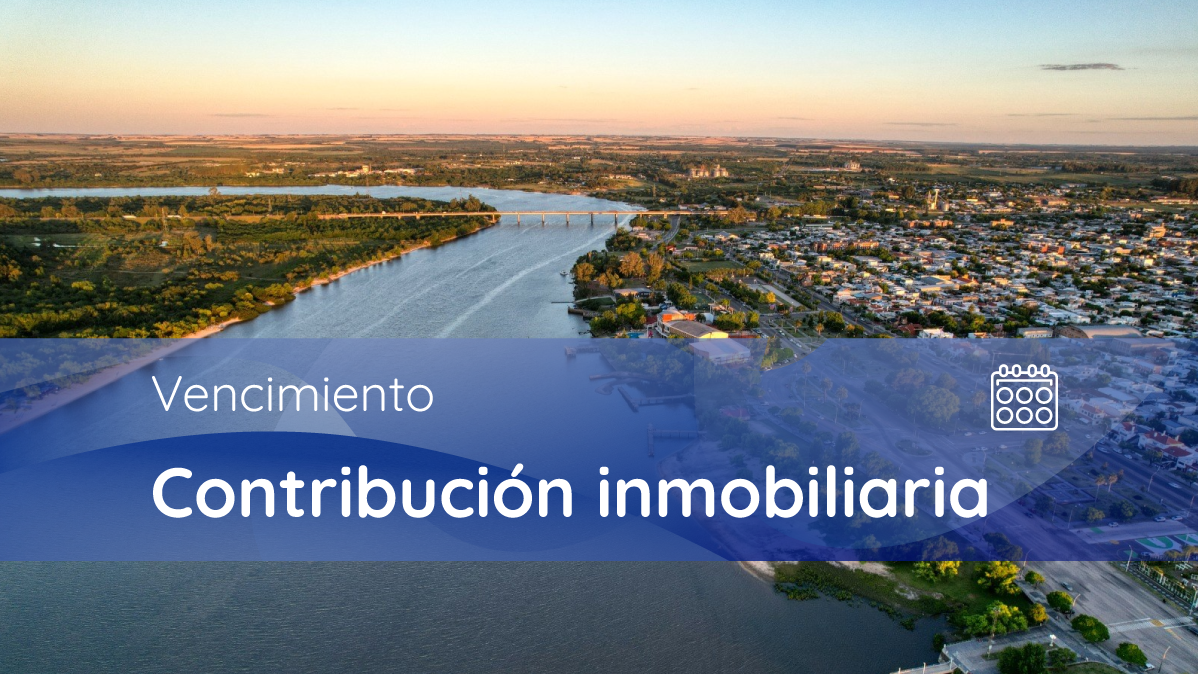 Vencimiento de la Contribución Inmobiliaria
